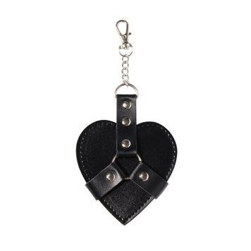 Брелок на карабине для ключей Art of Sex Chained Heart, Черный SX2243 фото