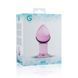 Рожева анальна пробка зі скла Gildo Pink Glass Buttplug No. 27 SO4421 фото 4
