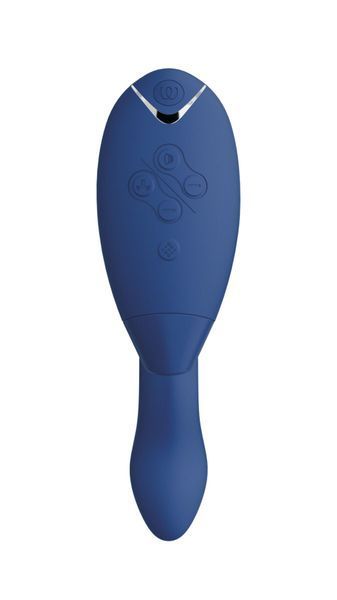 Двойной вакуумный клиторальный стимулятор Womanizer Duo 2 - Blueberry, независимые моторы SO8756 фото