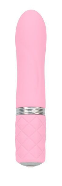 Розкішний вібратор PILLOW TALK - Flirty Pink з кристалом Swarovski, гнучка головка SO2725 фото