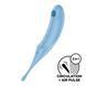 Вибратор для клитора с вакуумной стимуляцией Satisfyer Twirling Pro Blue SO7801 фото 1