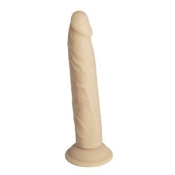 Фаллоимитатор Naked Addiction &mdash; 9&Prime; Silicone Dual Density Bendable Dildo Vanilla, вибропуля в подарок SO8906 фото