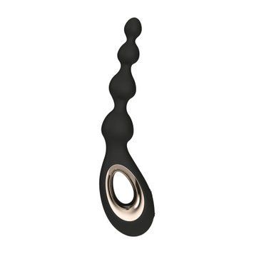 Анальне намисто з вібрацією LELO Soraya Beads Black, різний діаметр намистин, 8 режимів SO9531 фото