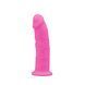 Фалоімітатор SilexD Robby Pink (MODEL 2 size 6in) Glow in the dark, двошаровий, силікон+Silexpan, діаметр 3,5см SO7032 фото 1