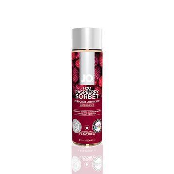 Змазка на водній основі JO H2O &mdash; Raspberry Sorbet (120 мл) без цукру, рослинний гліцерин SO1671 фото