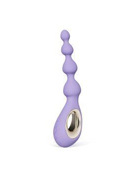 Анальне намисто з вібрацією LELO Soraya Beads Violet Dusk, різний діаметр намистин, 8 режимів SX3041 фото